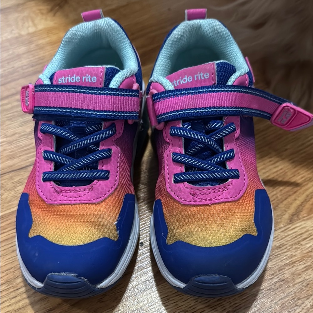 Stride Rite Kids' Pink and Blue Sneakers